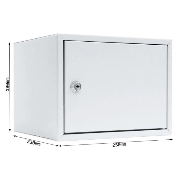 Rottner Wertfach Home Case 2 Zylinderschloss lichtgrau T06371